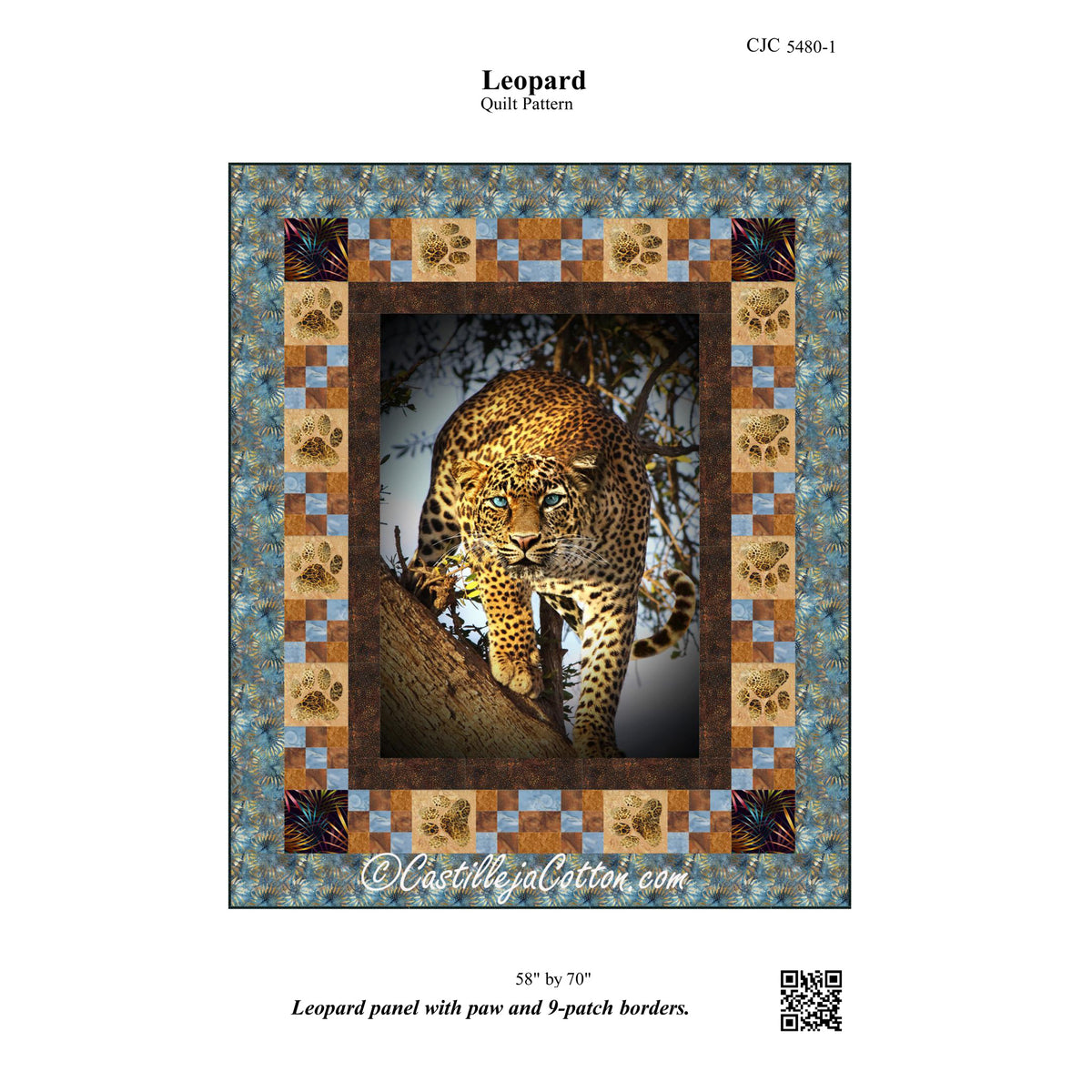Leopard Quilt CJC-54801e - Downloadable Pattern