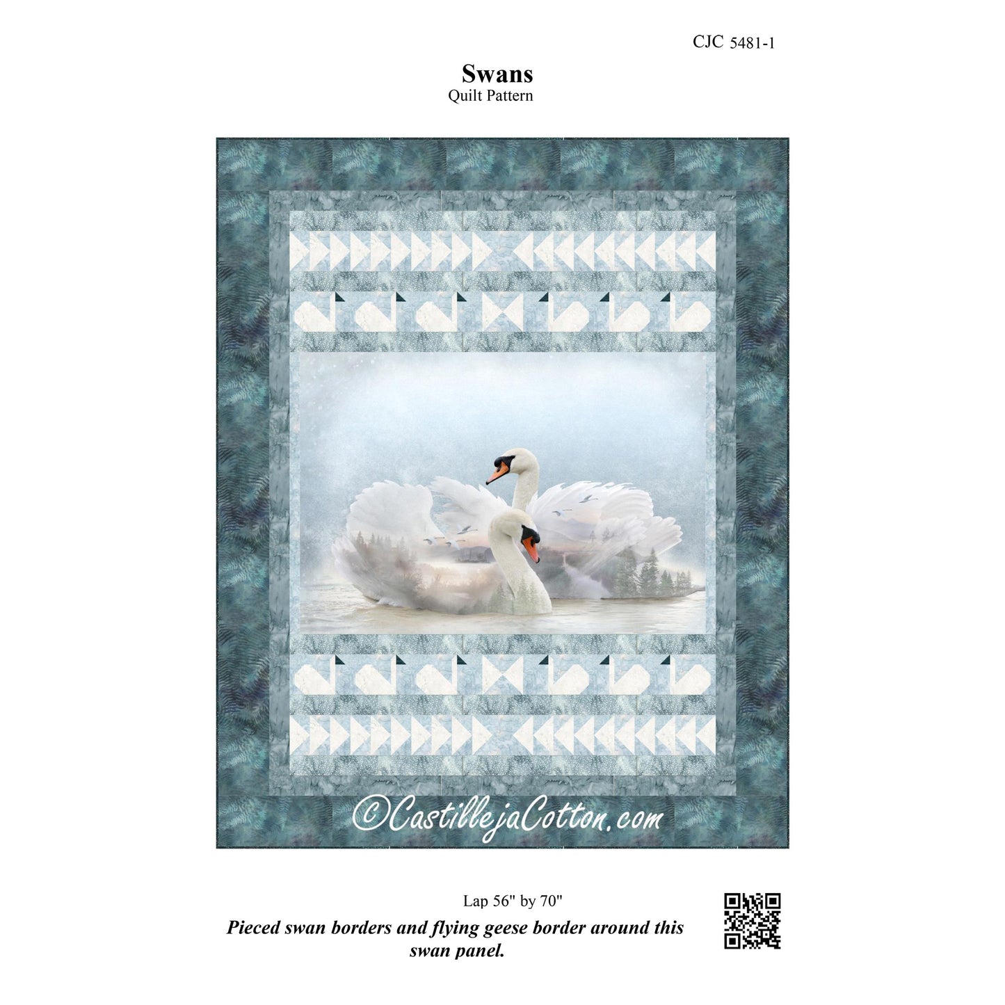 Swans Quilt Pattern CJC-54811 - Paper Pattern