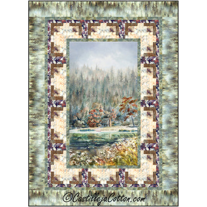 Woodland Cabin Quilt Pattern CJC-54861 - Paper Pattern