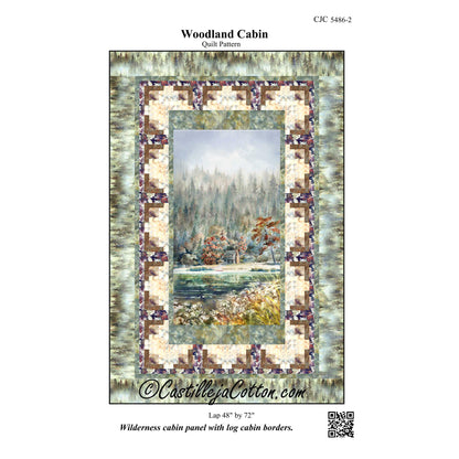 Woodland Cabin Quilt Pattern CJC-54862 - Paper Pattern