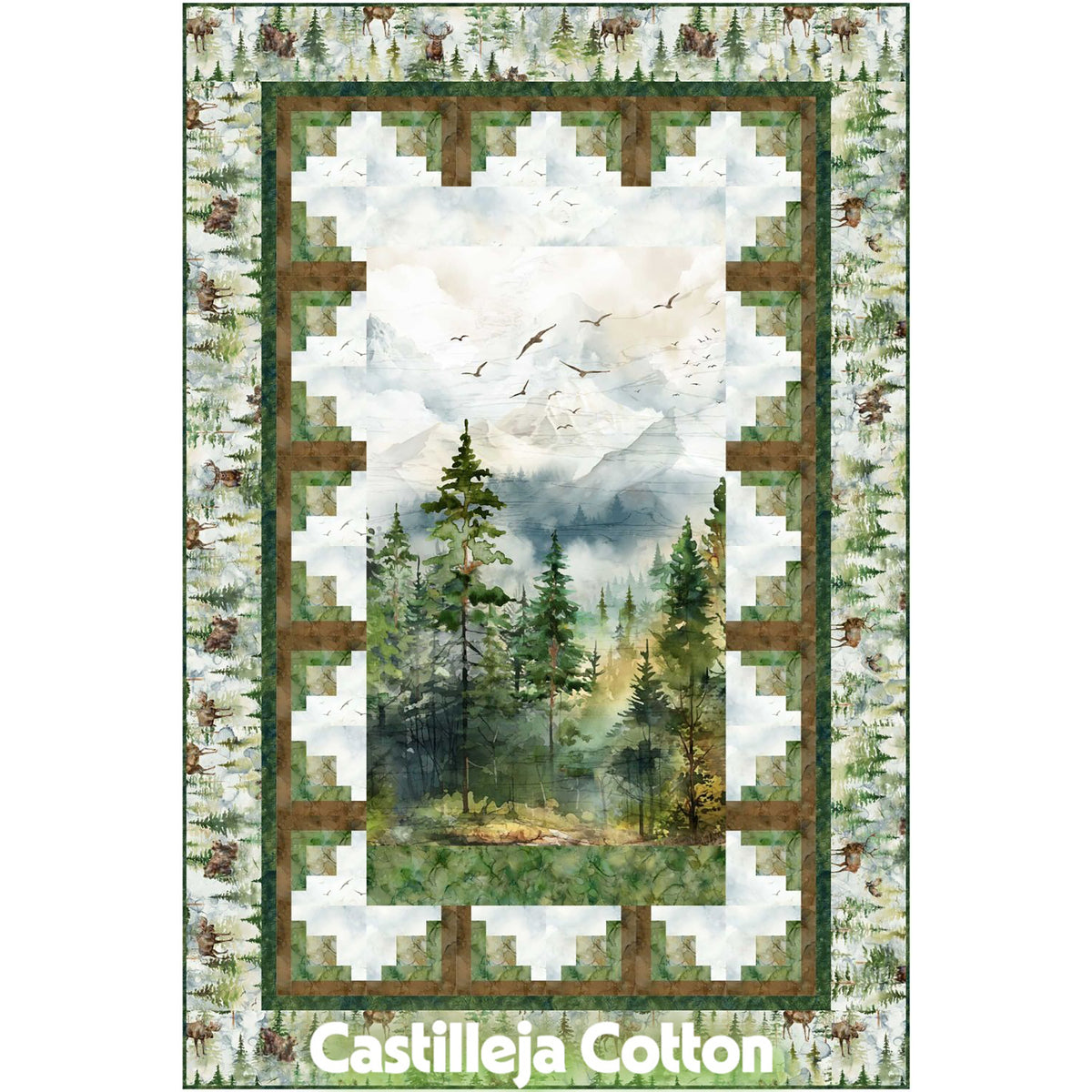 Natures Wonderland Quilt CJC-54863e - Downloadable Pattern