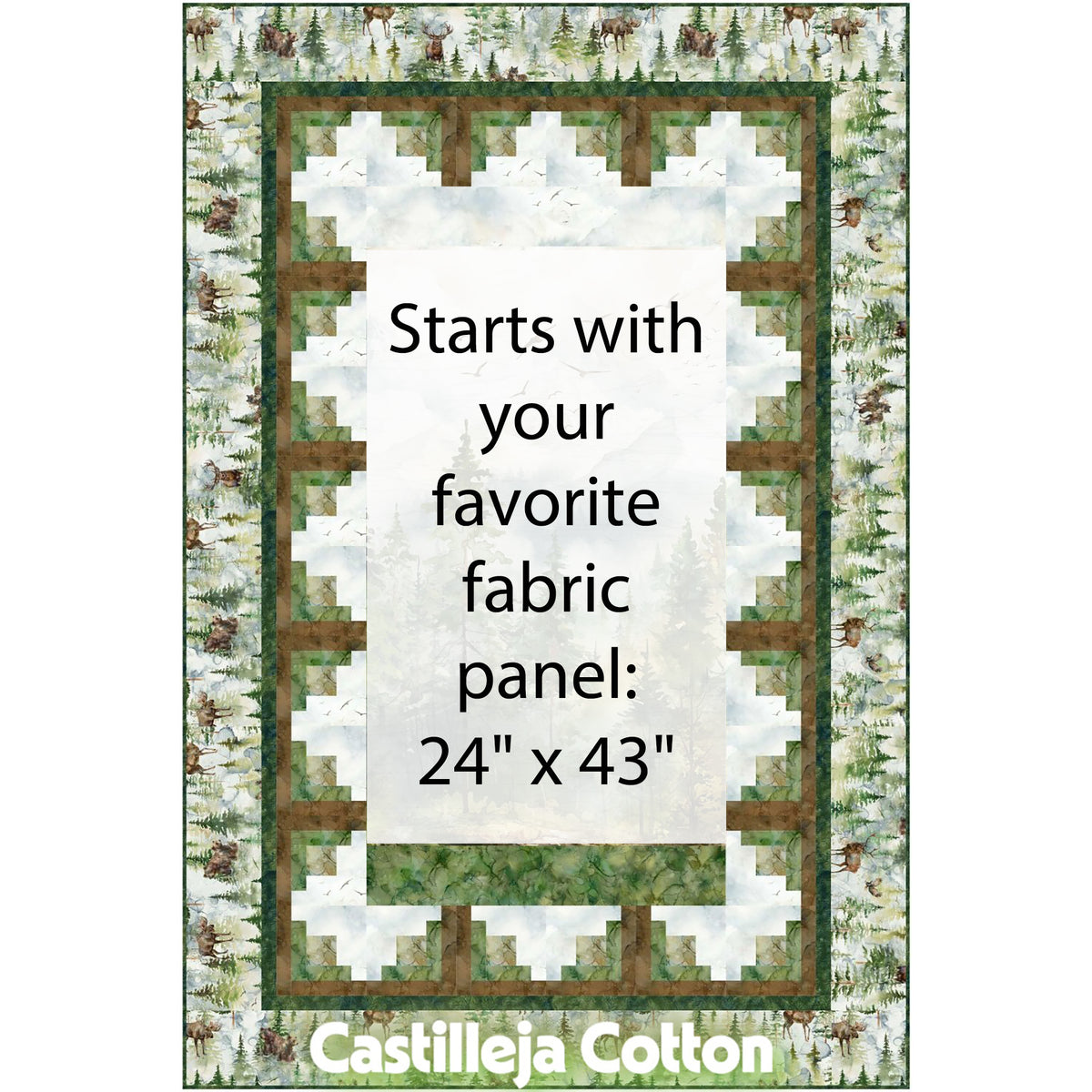 Natures Wonderland Quilt CJC-54863e - Downloadable Pattern