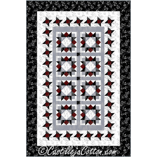 Friendship Flowers Quilt Pattern CJC-54871 - Paper Pattern