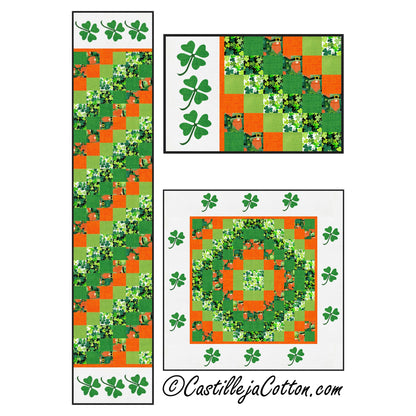 Good Luck Sixes Table Set Pattern CJC-54880 - Paper Pattern