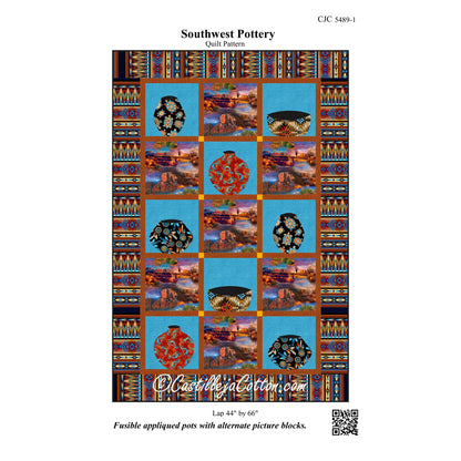 Southwest Pottery Quilt Pattern CJC-54891 - Paper Pattern