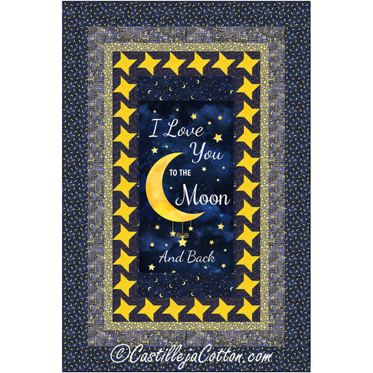 Starry Moon Quilt Pattern CJC-54901 - Paper Pattern