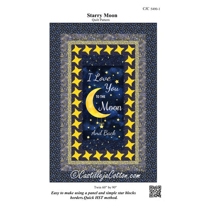 Starry Moon Quilt CJC-54901e - Downloadable Pattern