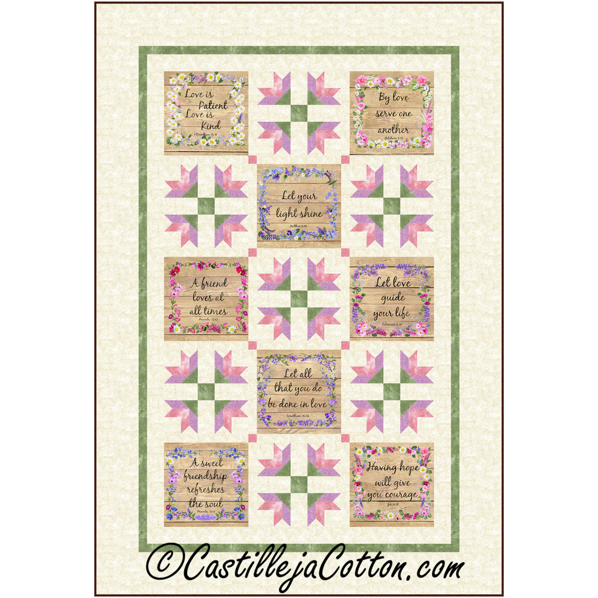 Good Words Quilt Pattern CJC-54911 - Paper Pattern