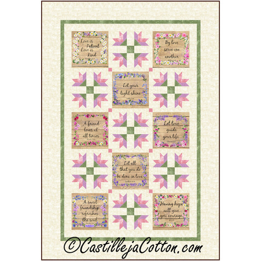 Good Words Quilt Pattern CJC-54911 - Paper Pattern