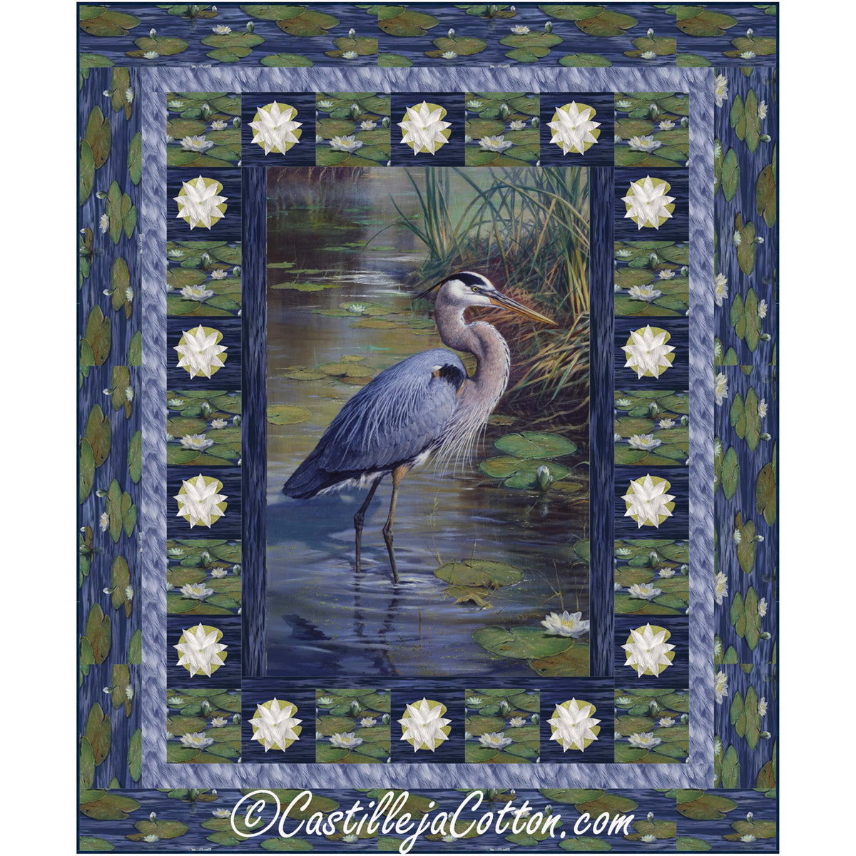 Blue Heron Quilt Pattern CJC-54941 - Paper Pattern