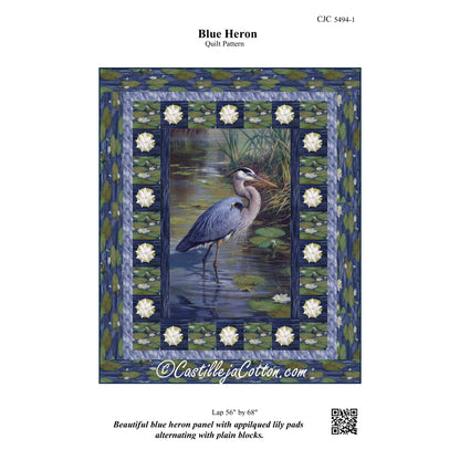 Blue Heron Quilt Pattern CJC-54941 - Paper Pattern
