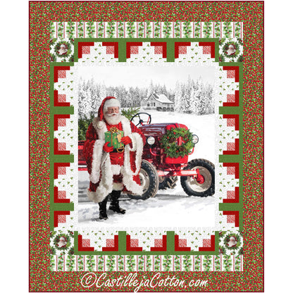Santa and his Truck Quilt Pattern CJC-54981 - Paper Pattern