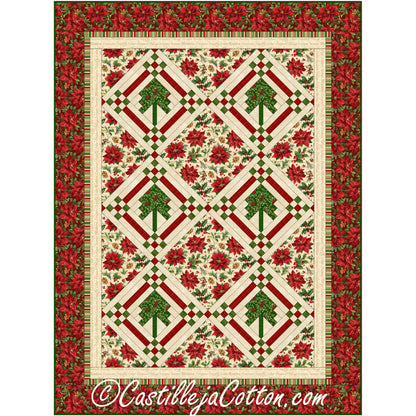 Christmas Tree Lap Quilt Pattern CJC-55041 - Paper Pattern