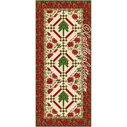 Christmas Tree Runner Pattern CJC-55043 - Paper Pattern