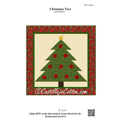 Christmas Tree Quilt Pattern CJC-55051 - Paper Pattern