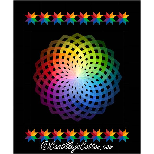 Stars and Circles Quilt CJC-55091e - Downloadable Pattern