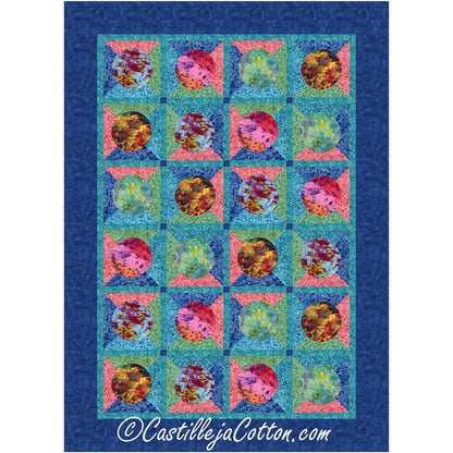 Space Planets Quilt CJC-55181e - Downloadable Pattern