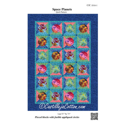 Space Planets Quilt CJC-55181e - Downloadable Pattern