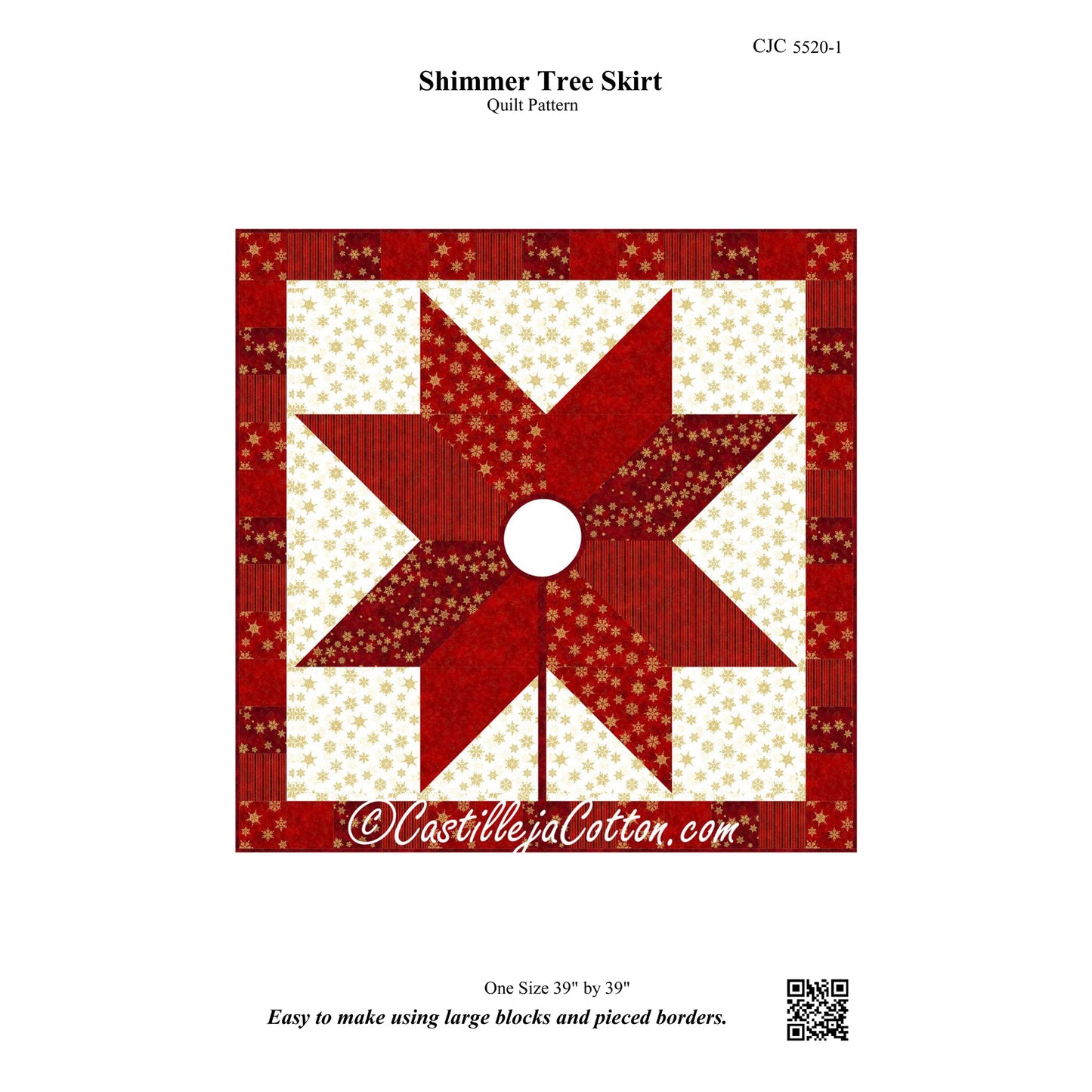 Shimmer Tree Skirt CJC-55201e - Downloadable Pattern