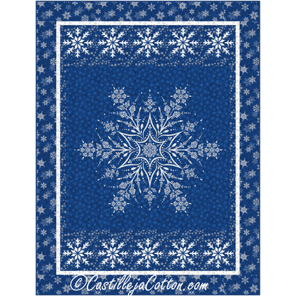 Shimmer Snowflake Quilt Pattern CJC-55221 - Paper Pattern