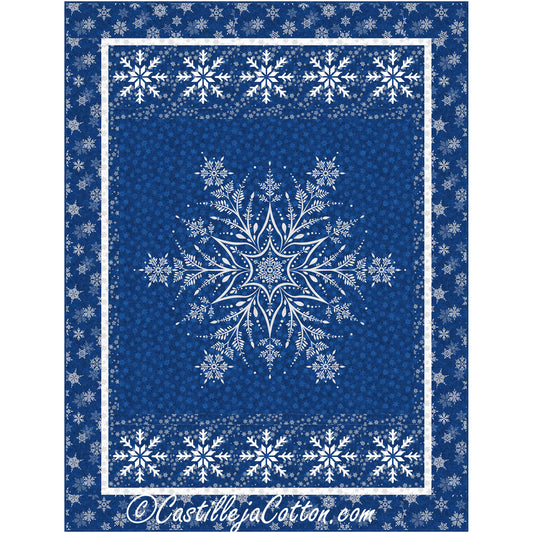Shimmer Snowflake Quilt Pattern CJC-55221 - Paper Pattern