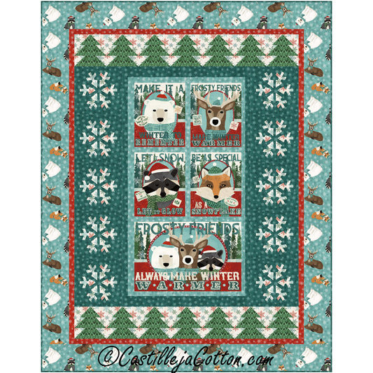 Snowflakes and Trees Quilt CJC-55241e - Downloadable Pattern