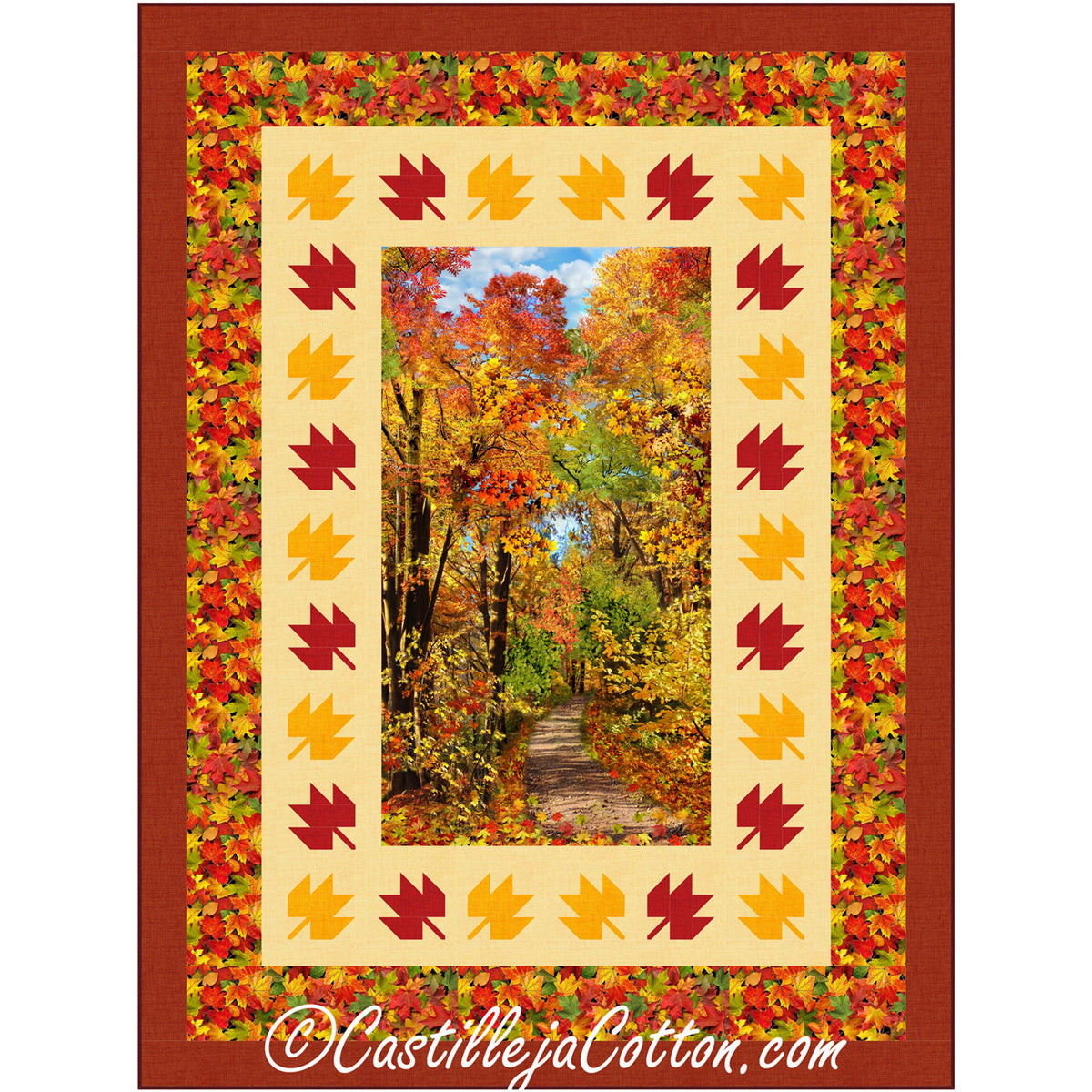 Autumn Path Quilt Pattern CJC-55251 - Paper Pattern