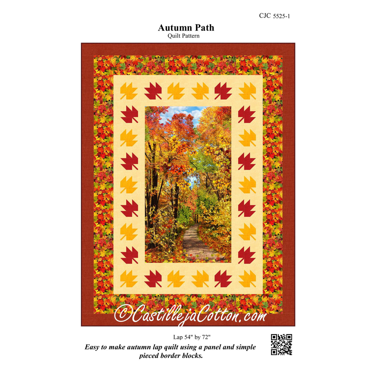 Autumn Path Quilt Pattern CJC-55251 - Paper Pattern
