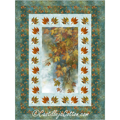 Autumn Leaves Splendor Quilt Pattern CJC-55252 - Paper Pattern