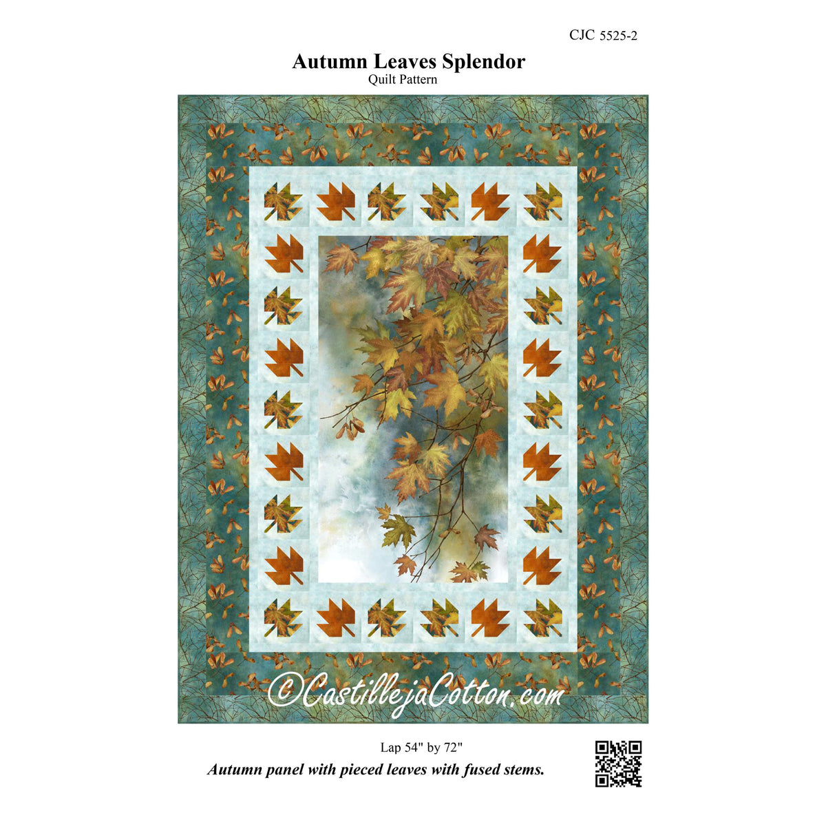 Autumn Leaves Splendor Quilt Pattern CJC-55252 - Paper Pattern