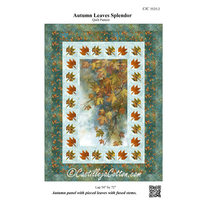 Autumn Leaves Splendor Quilt Pattern CJC-55252 - Paper Pattern