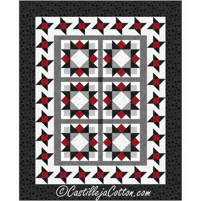 Friendship Stars Quilt Pattern CJC-55261 - Paper Pattern