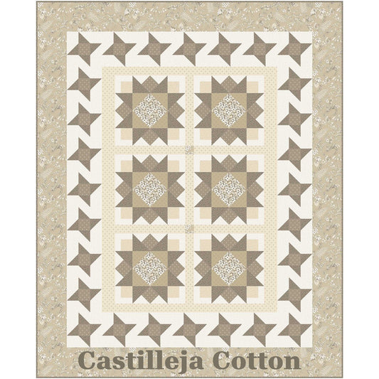 Jardin Stars Quilt CJC-55262e - Downloadable Pattern