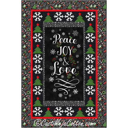 Peace, Joy and Love Quilt CJC-55312e - Downloadable Pattern