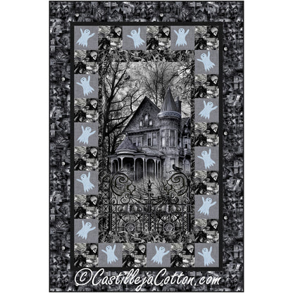 Wicked Haunted House Quilt CJC-55321e  - Downloadable Pattern