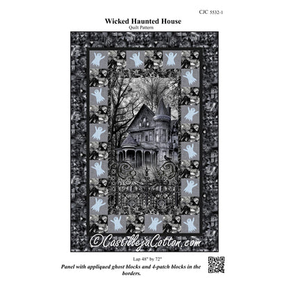 Wicked Haunted House Quilt CJC-55321e  - Downloadable Pattern