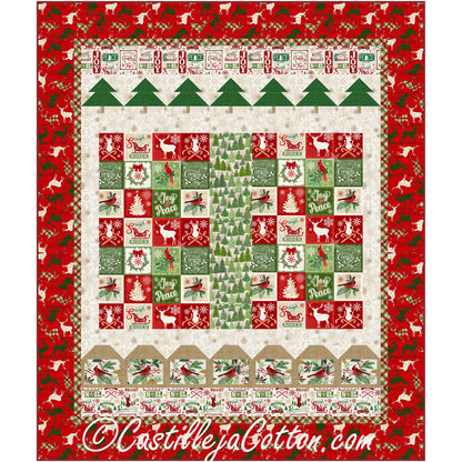 Comfort and Joy Lap Quilt Pattern CJC-55341 - Paper Pattern
