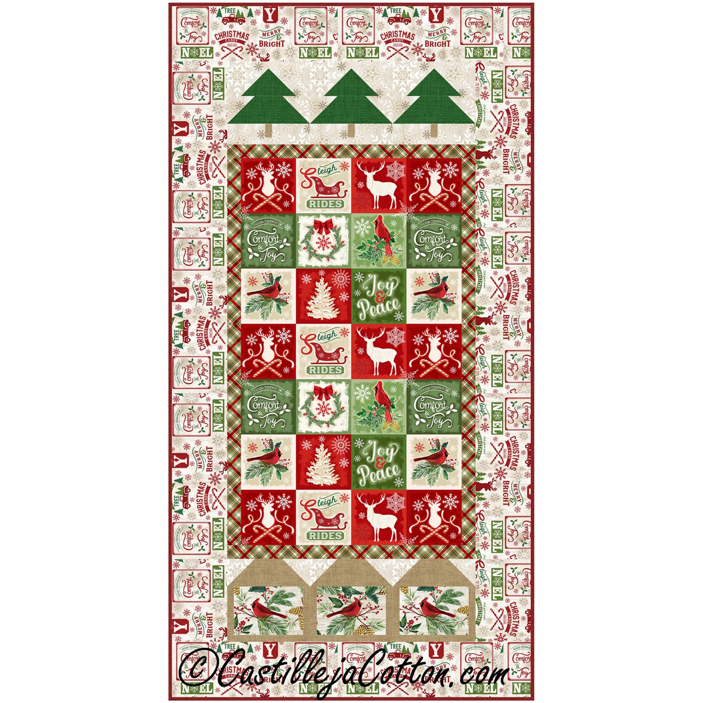 Comfort and Joy Runner CJC-55342e - Downloadable Pattern