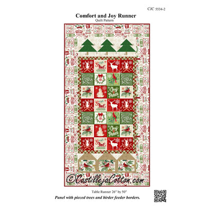 Comfort and Joy Runner CJC-55342e - Downloadable Pattern