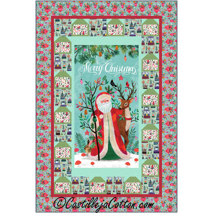 Santa in the Woods Quilt Pattern CJC-55381 - Paper Pattern