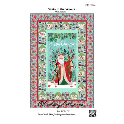 Santa in the Woods Quilt Pattern CJC-55381 - Paper Pattern