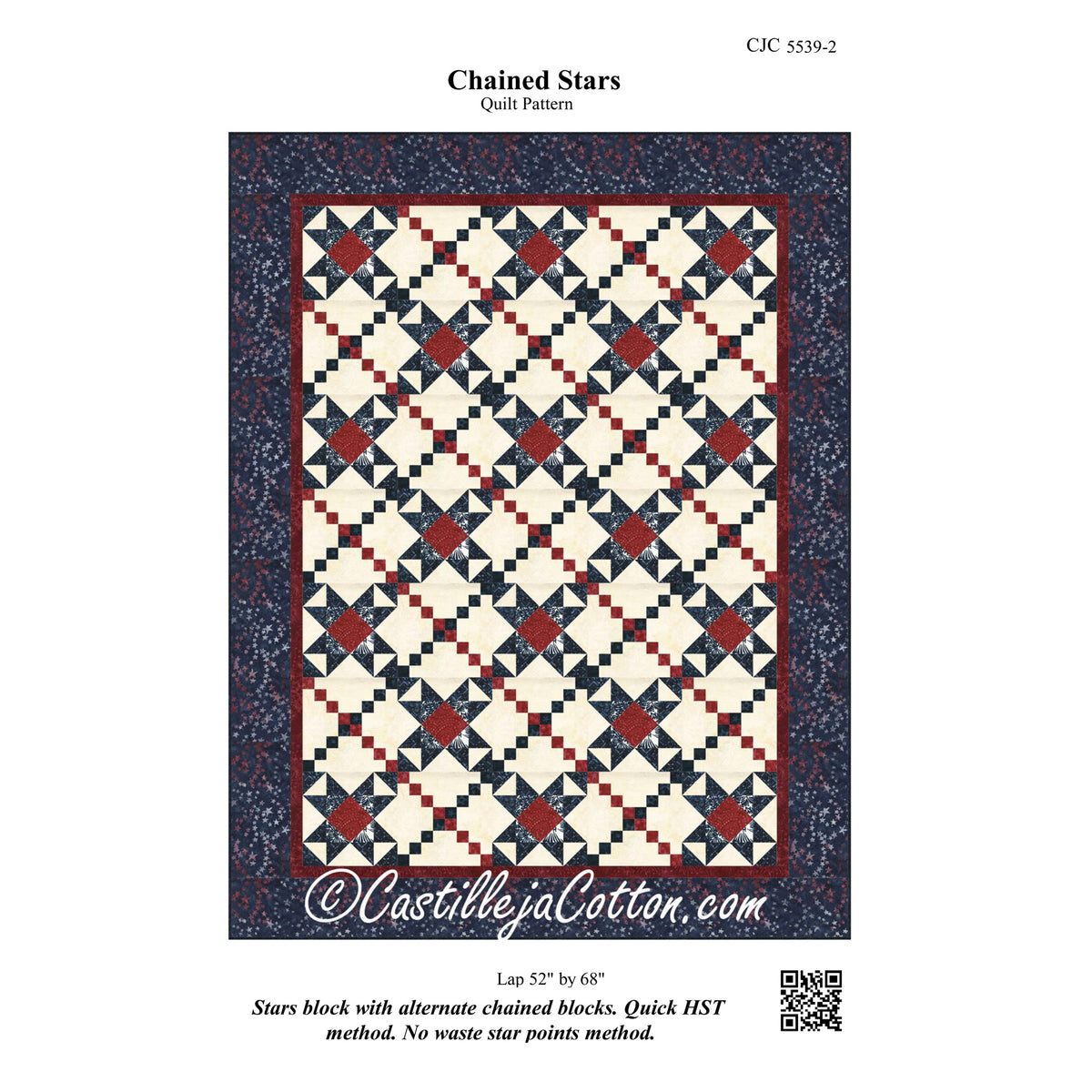 Chained Stars Quilt CJC-55392e - Downloadable Pattern