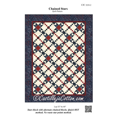 Chained Stars Quilt CJC-55392e - Downloadable Pattern