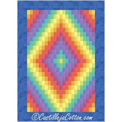 Rainbow Trip Baby Quilt Pattern CJC-55401 - Paper Pattern