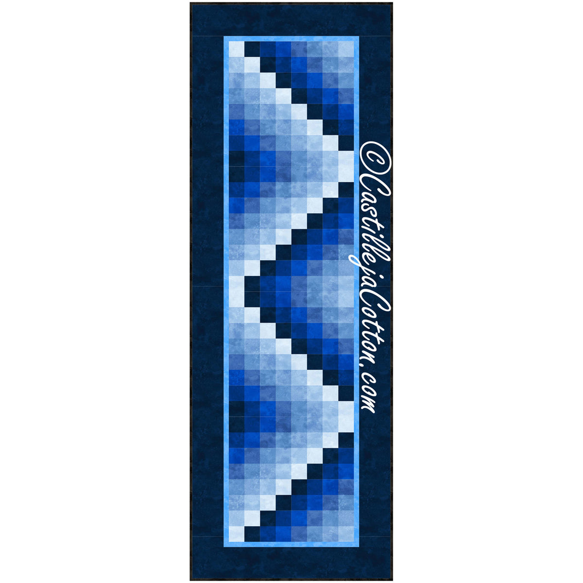 Wiggling Blocks Runner Quilt Pattern CJC-55431 - Paper Pattern