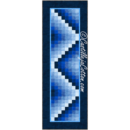 Wiggling Blocks Runner Quilt Pattern CJC-55431 - Paper Pattern