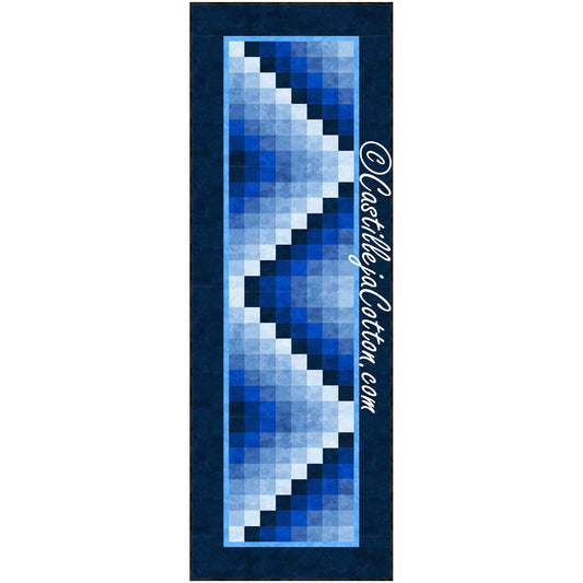 Wiggling Blocks Runner Quilt Pattern CJC-55431 - Paper Pattern