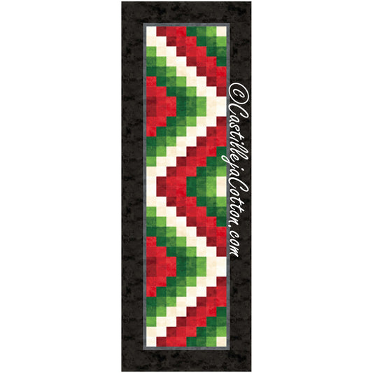 Wiggling Blocks Runner Quilt Pattern CJC-55432 - Paper Pattern