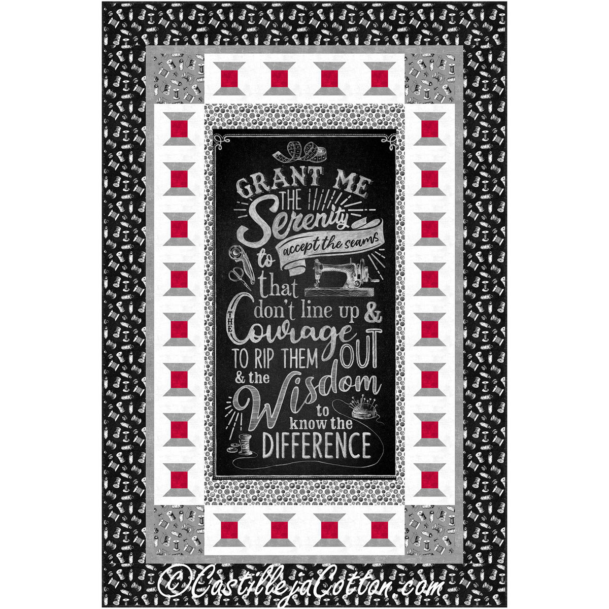 Sewing Room Quilt Pattern CJC-55491 - Paper Pattern