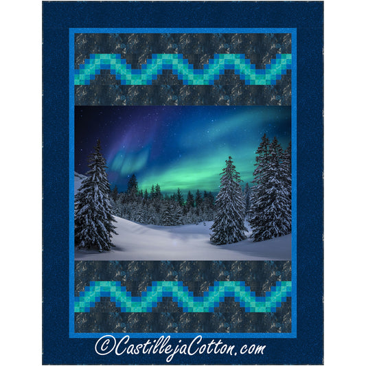 Aurora Lights Quilt Pattern CJC-55521 - Paper Pattern